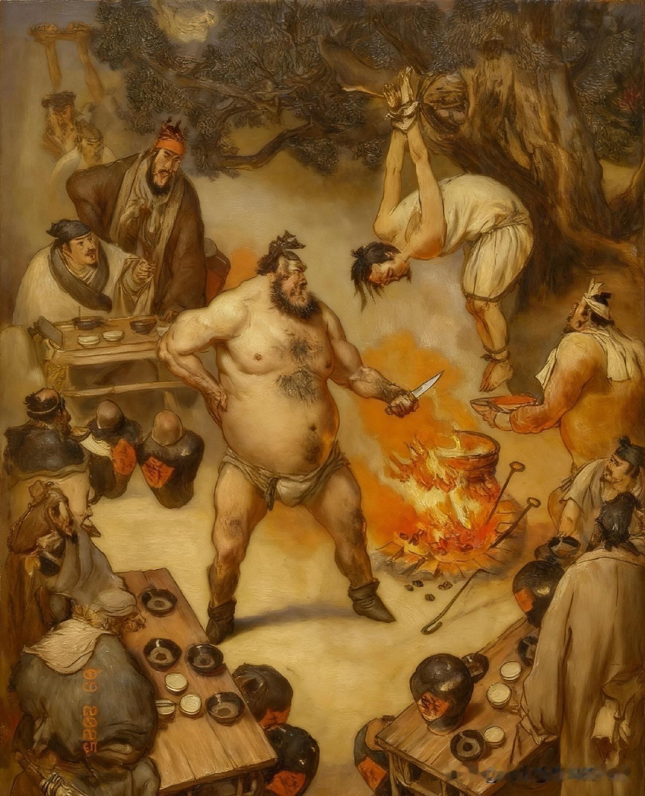 竟然有人问水浒为啥不按原著拍？就拿李逵来说，电视剧里总把他演成个傻大个，整天