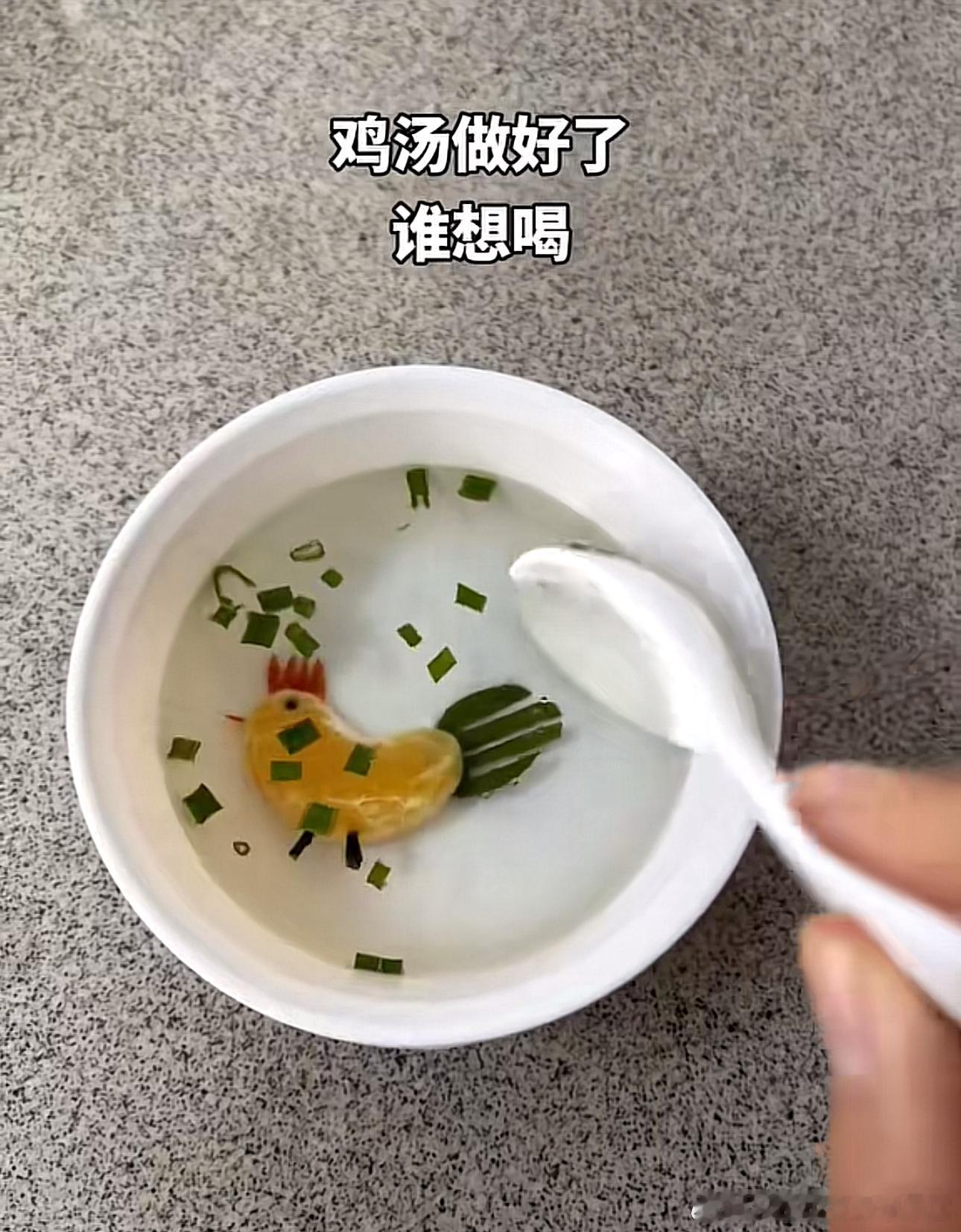 这碗鸡汤一看就很有营养 