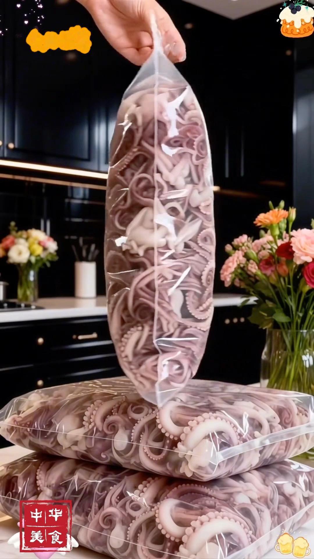 新鲜大号鱿鱼须 家人们谁懂啊！这新鲜大号鱿鱼须香到想跺脚每根肥厚饱满带...