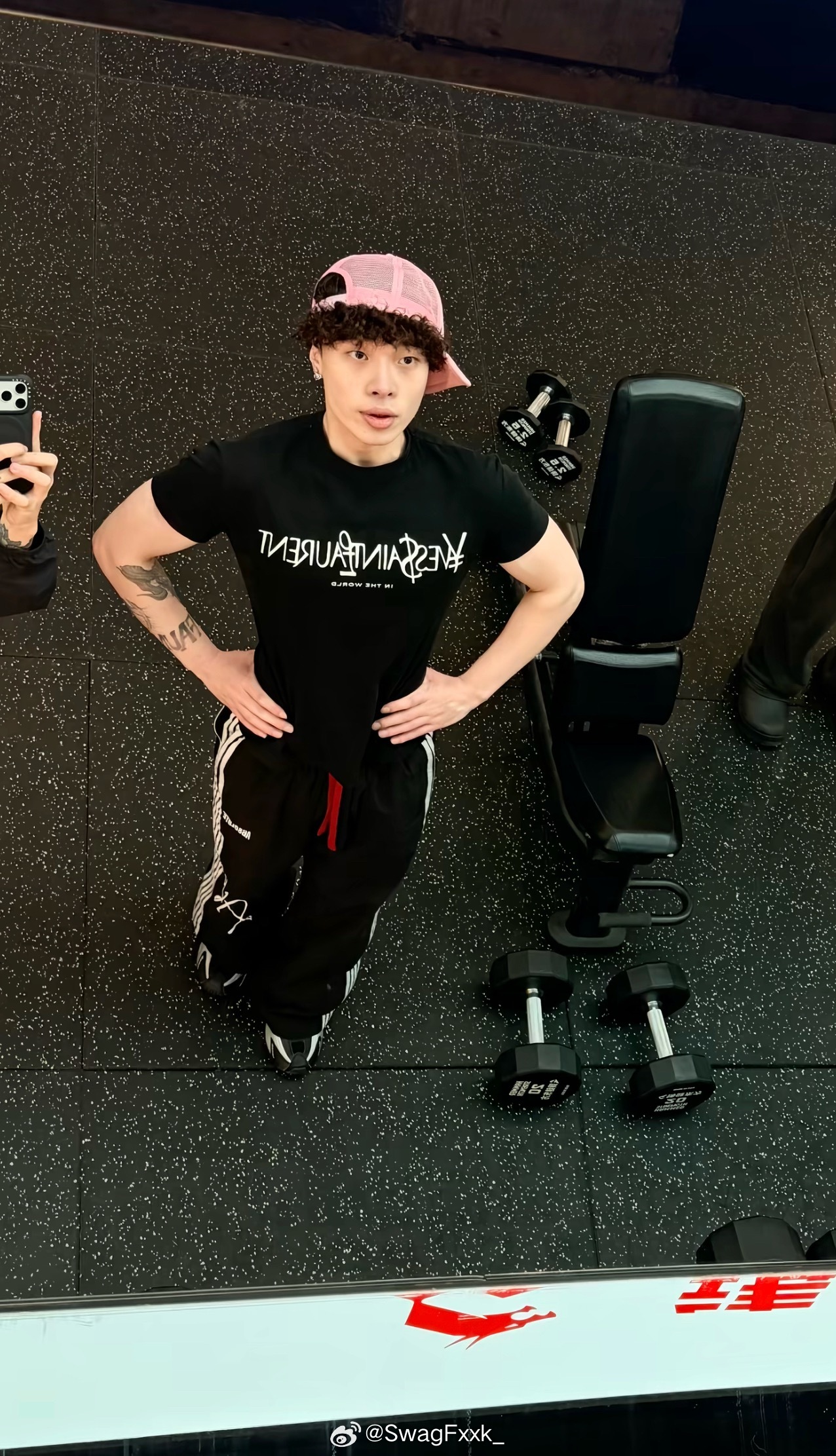 真练瘦了！泰格西最新健身照！泰格西