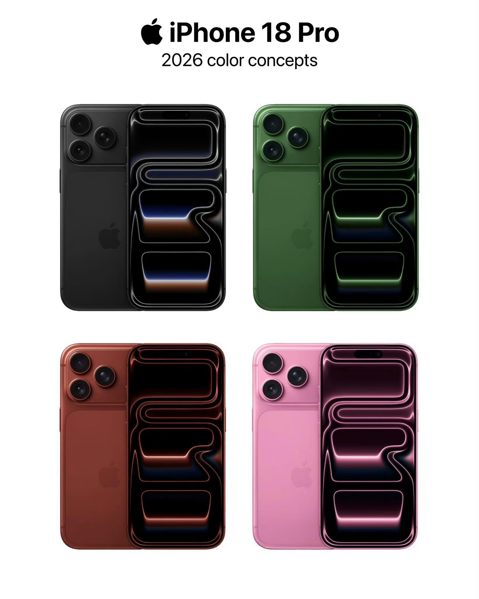 iPhone18 Pro什么颜色其实不重要，我关心的是还会不会褪色以及材质能不能