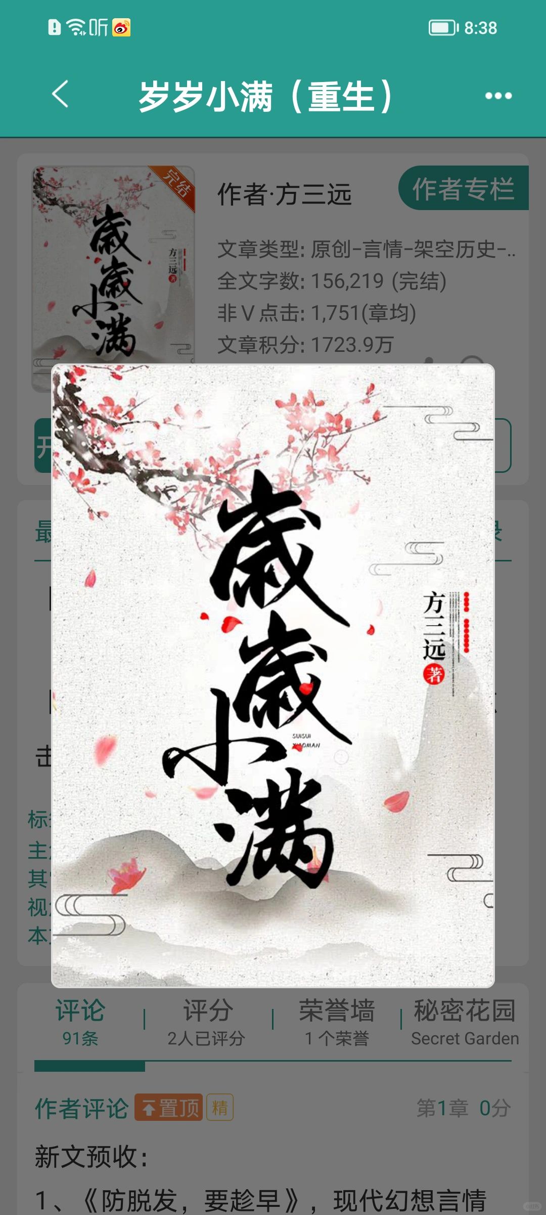 岁岁小满   完结古言
