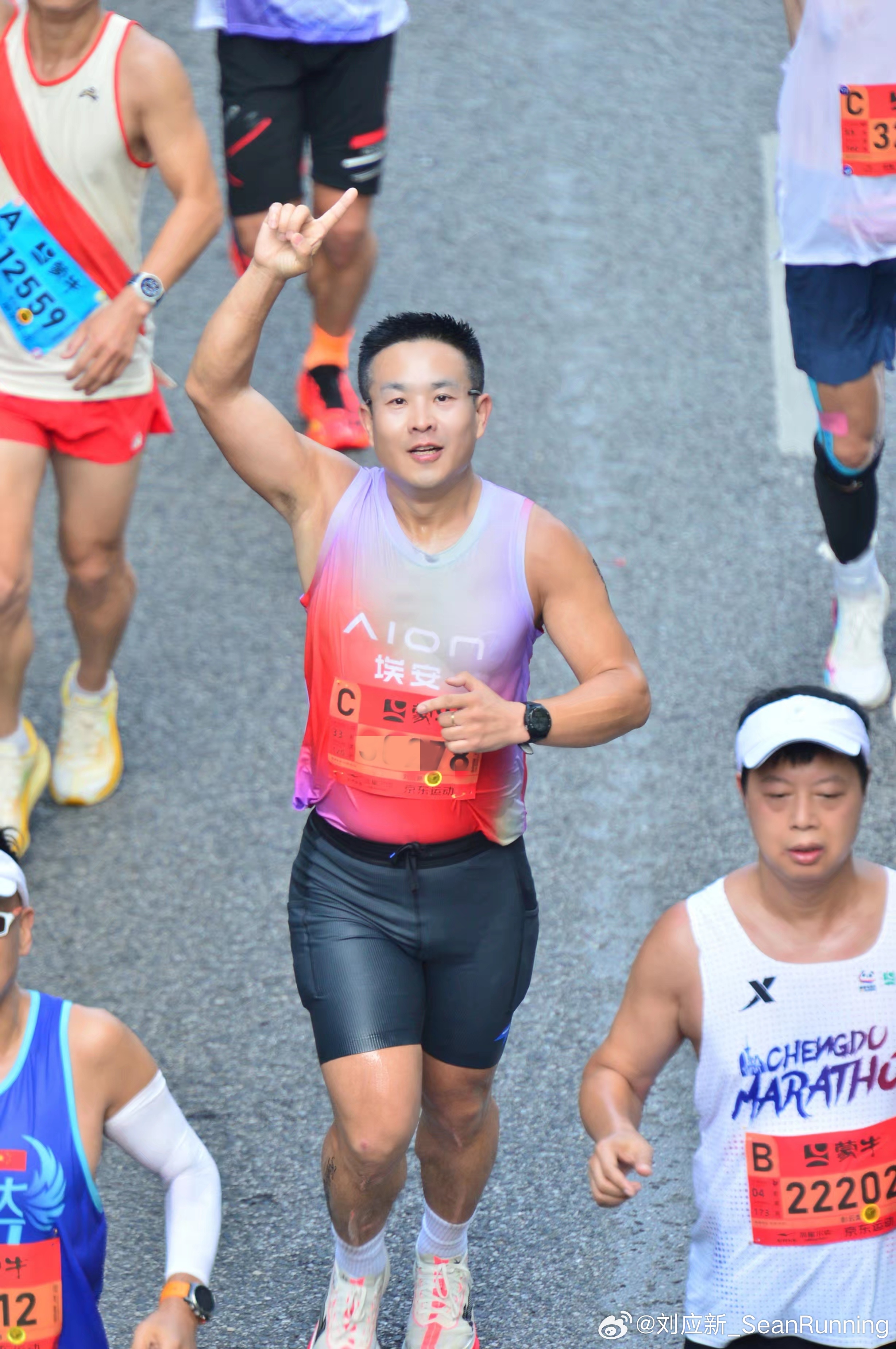 358完赛🏃爽爽贵阳，十八坡确实很酸爽！爽爽贵阳智美开遛贵阳马拉松埃安AION