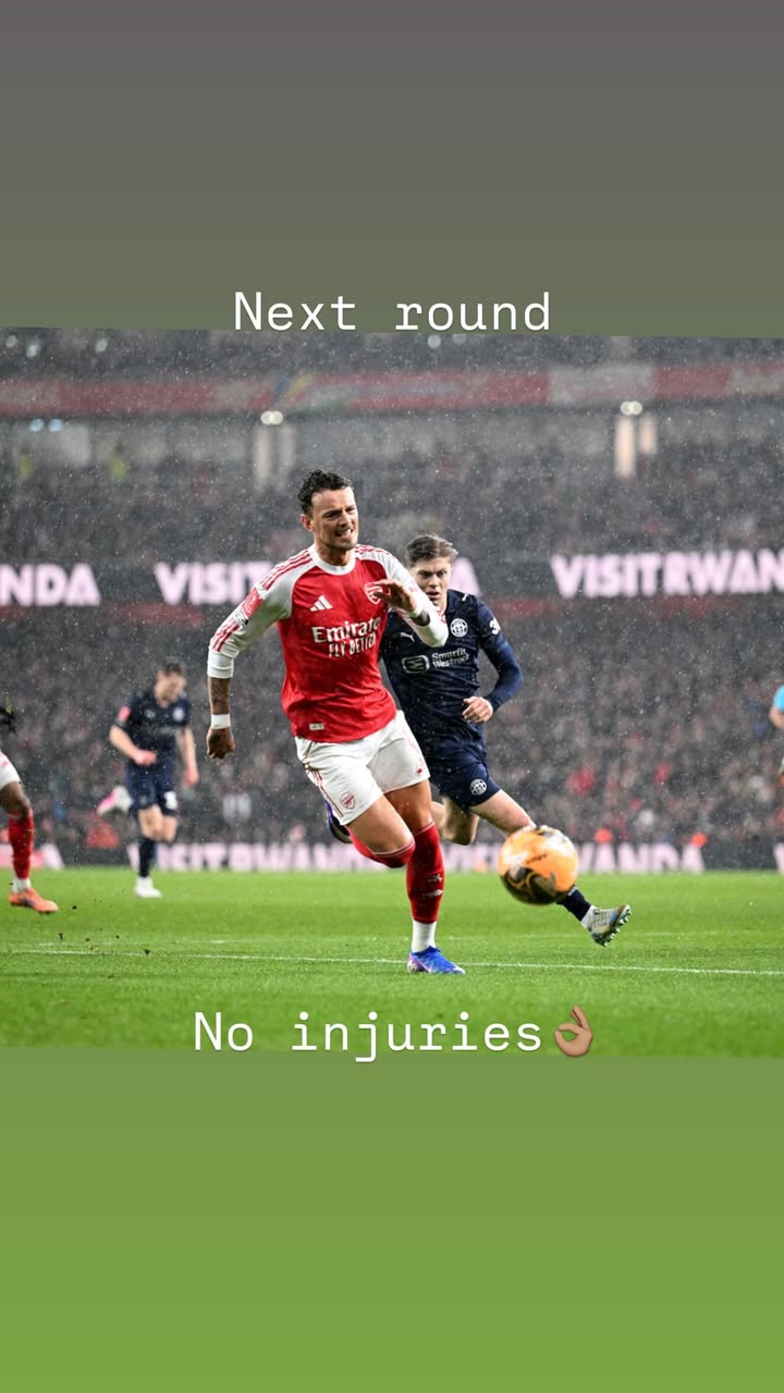 虚惊一场！本怀特赛后社媒向枪迷报喜讯：没有受伤