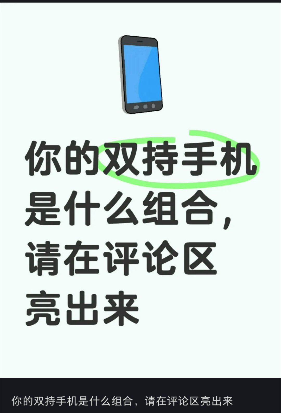 我发现双持的选手，基本都是苹果+安卓，或者苹果+鸿蒙…系统特性的互补，使用场景的