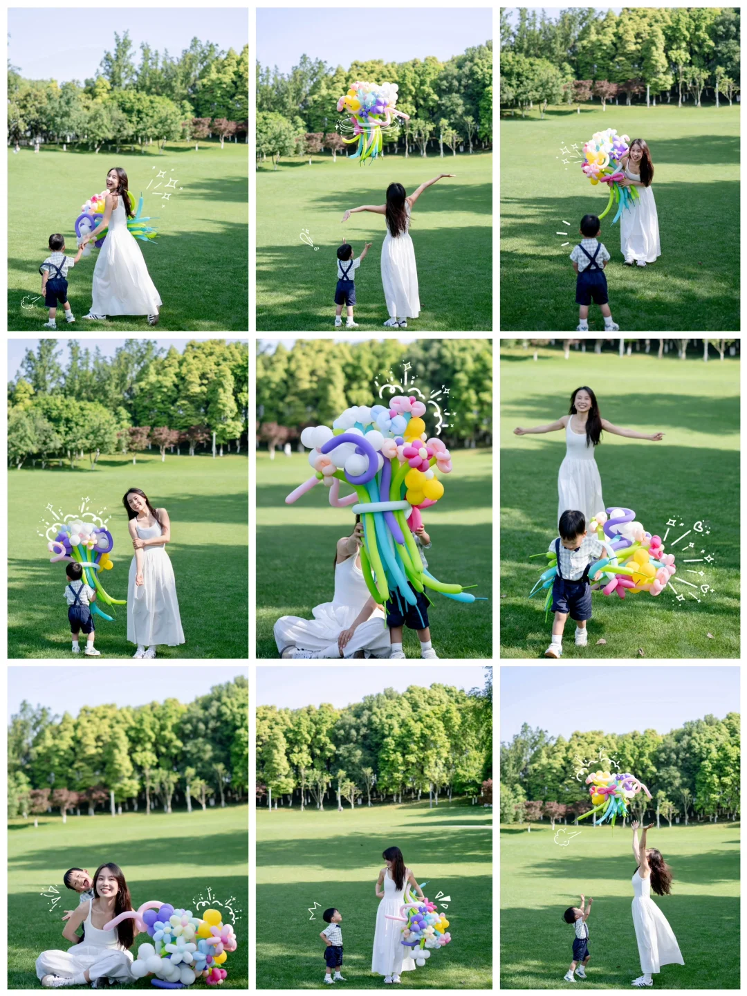 几块钱气球就搞定的亲子大片！快来学