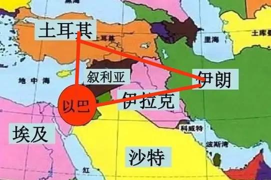 大以色列，大波斯，大突厥，中东进入“三国”时代。

很明显在以色列、伊朗和土耳其