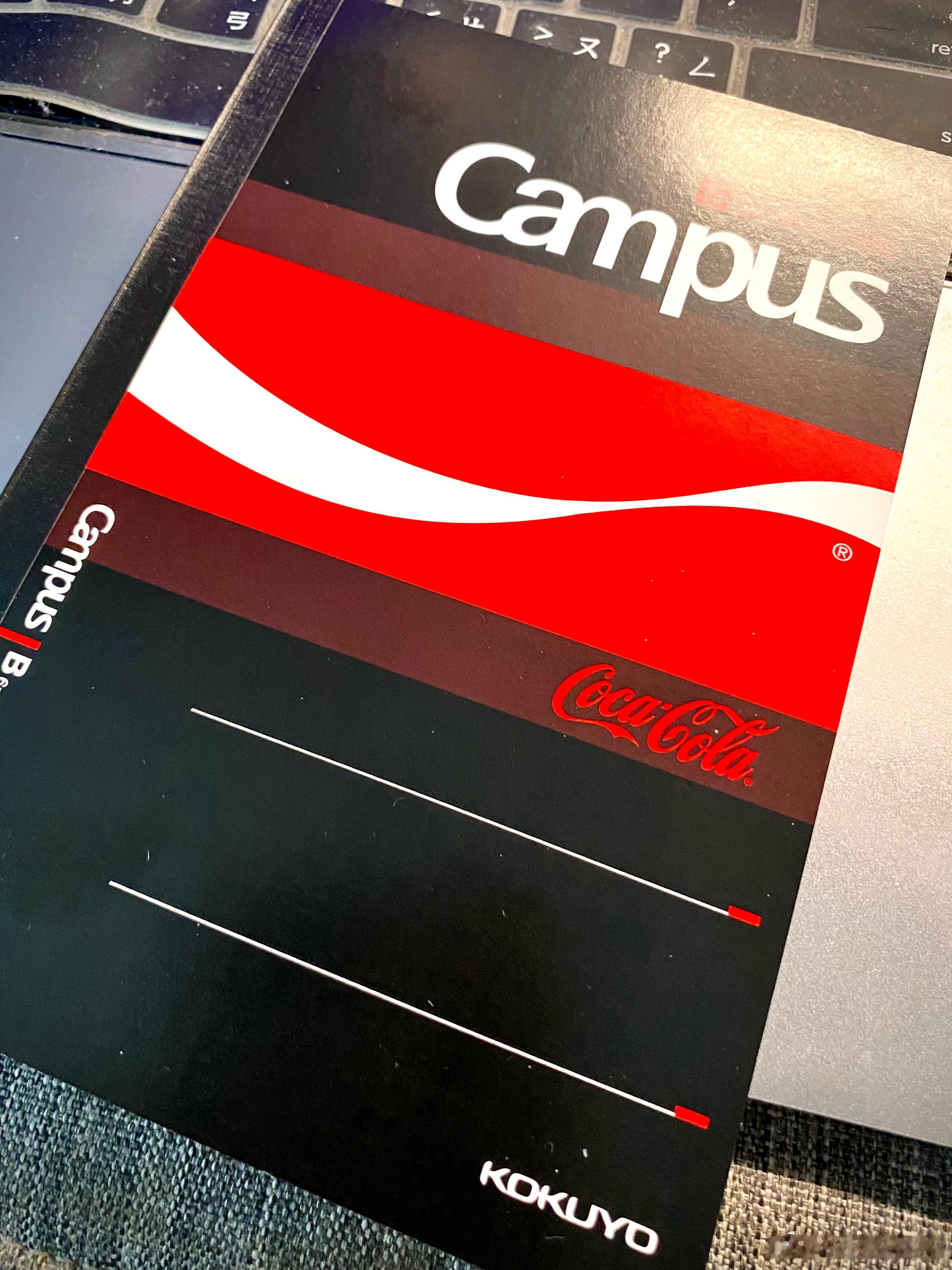 Campus x Coca-Cola原來是世界足球賽限定版的小小筆記本 日本·横