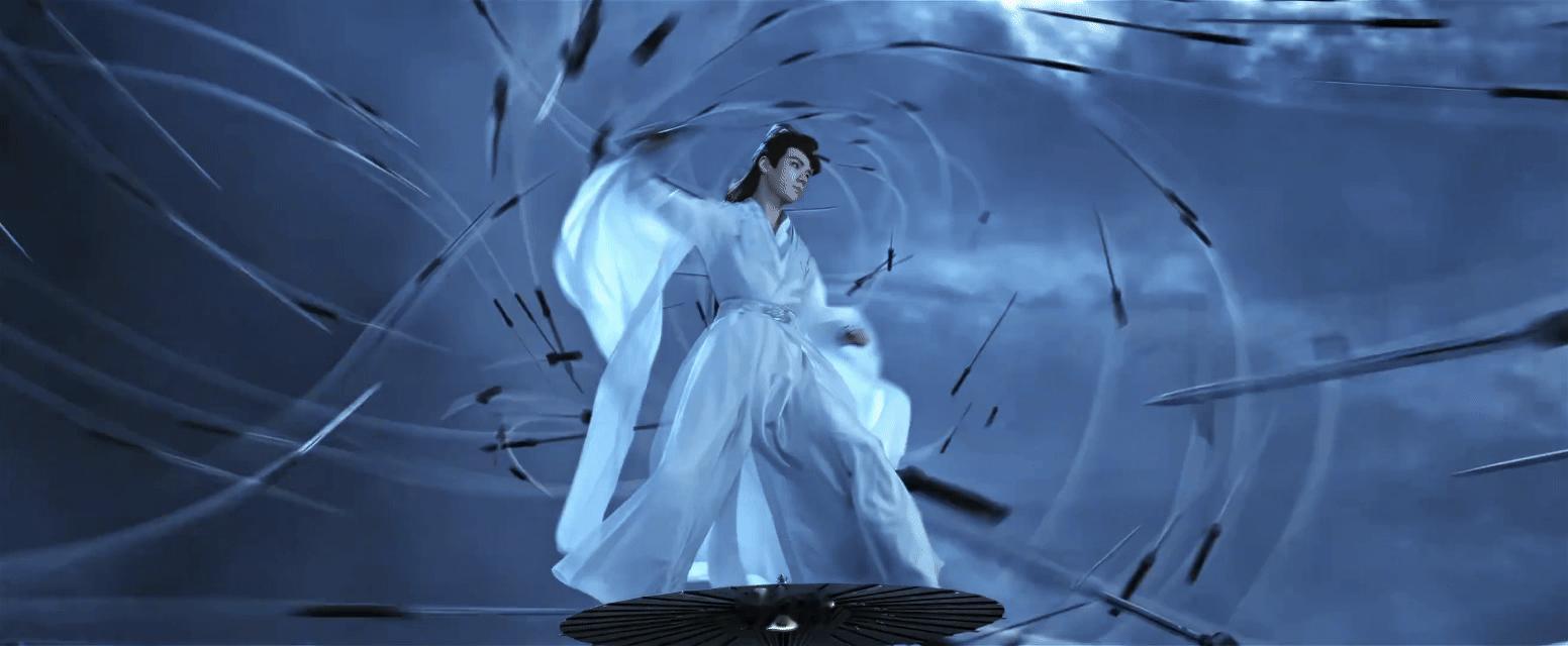 苏暮雨的轻功已经进阶到反重力境界了吧？小龙雨踩着树叶借力时像只掠水的鹤，翻身刺剑