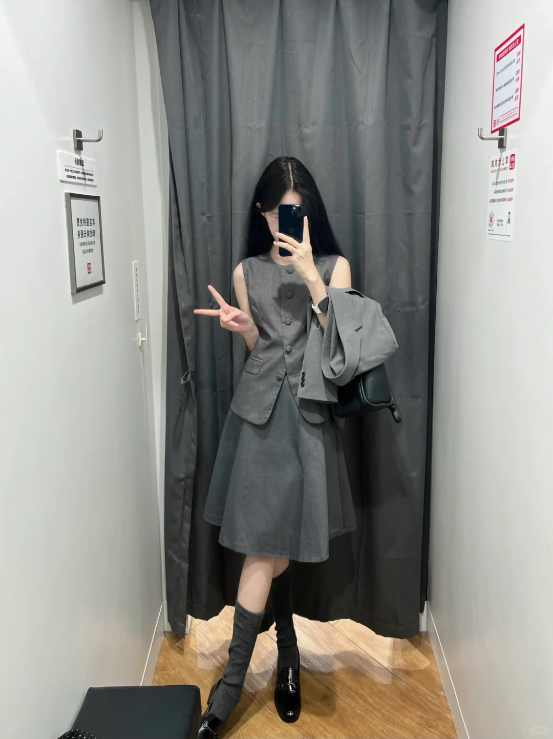优衣库miumiu还是Prada✒️这套高知千金风拉满～