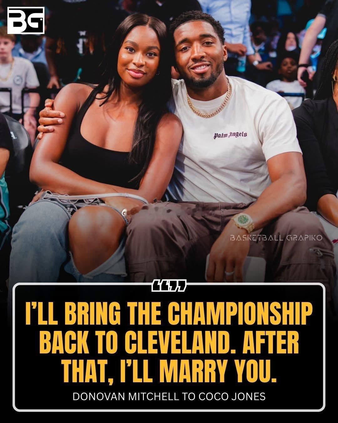 看来 Donovan Mitchell 也是个小渣男，想逃婚就直接说嘛After