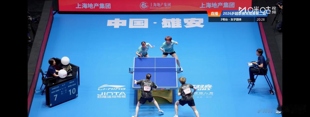 2026年乒超联赛第二站循环赛女团对阵表：
上海中心VS黄石东楚 三号台
孙铭阳