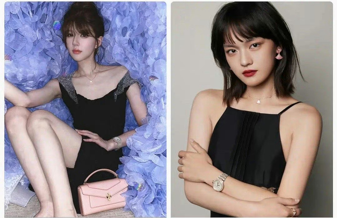 没想到赵露思和文淇比美居然输了，主要是赵露思的网红感真的很重 ​​​