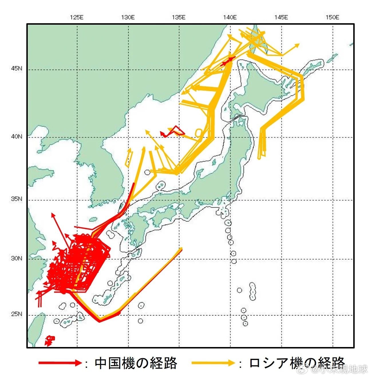 4月至 9 月，日本战机紧急升空 442 次，同比暴涨 177 次。约三分之二是