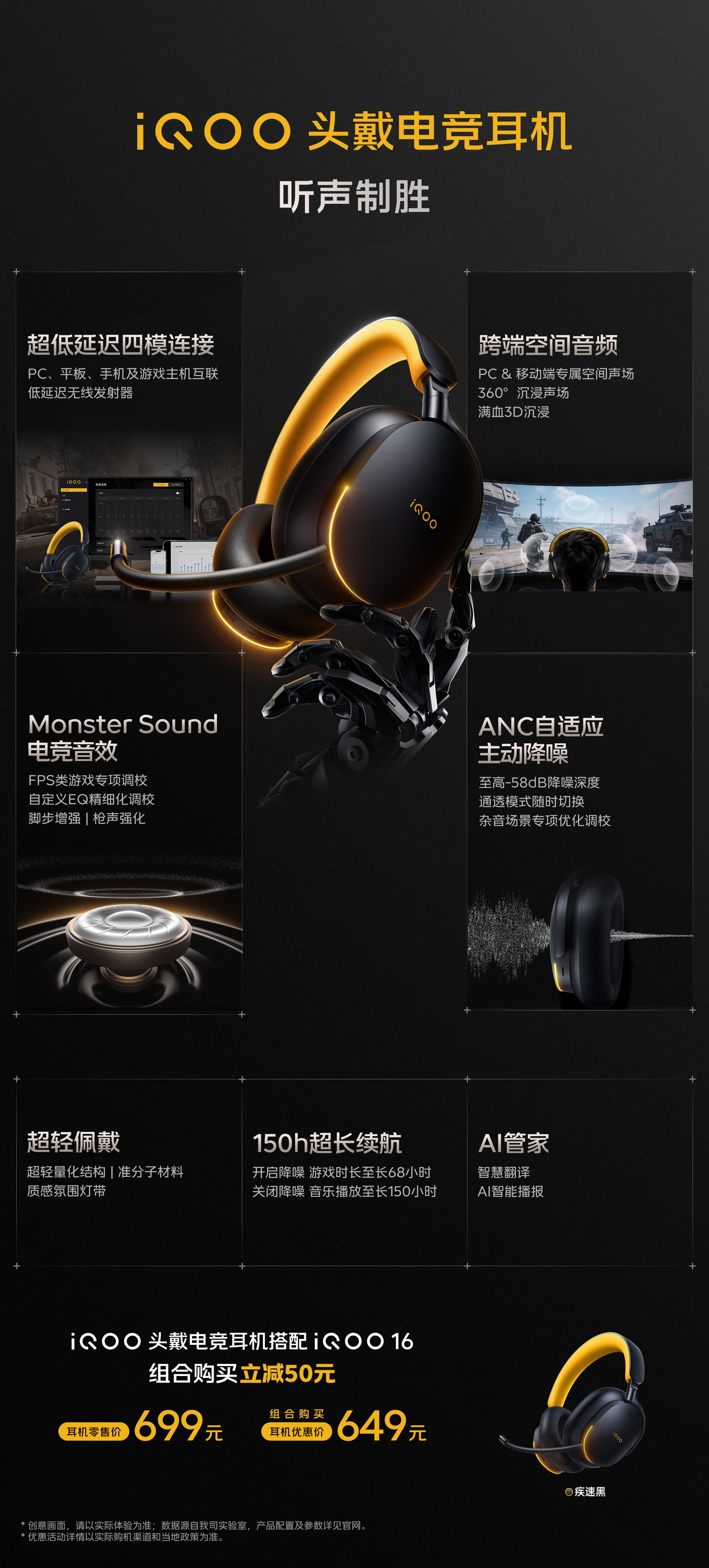 一图读懂 iQOO16、iQOO Pad Ultra  新品特点产品力超Pro 