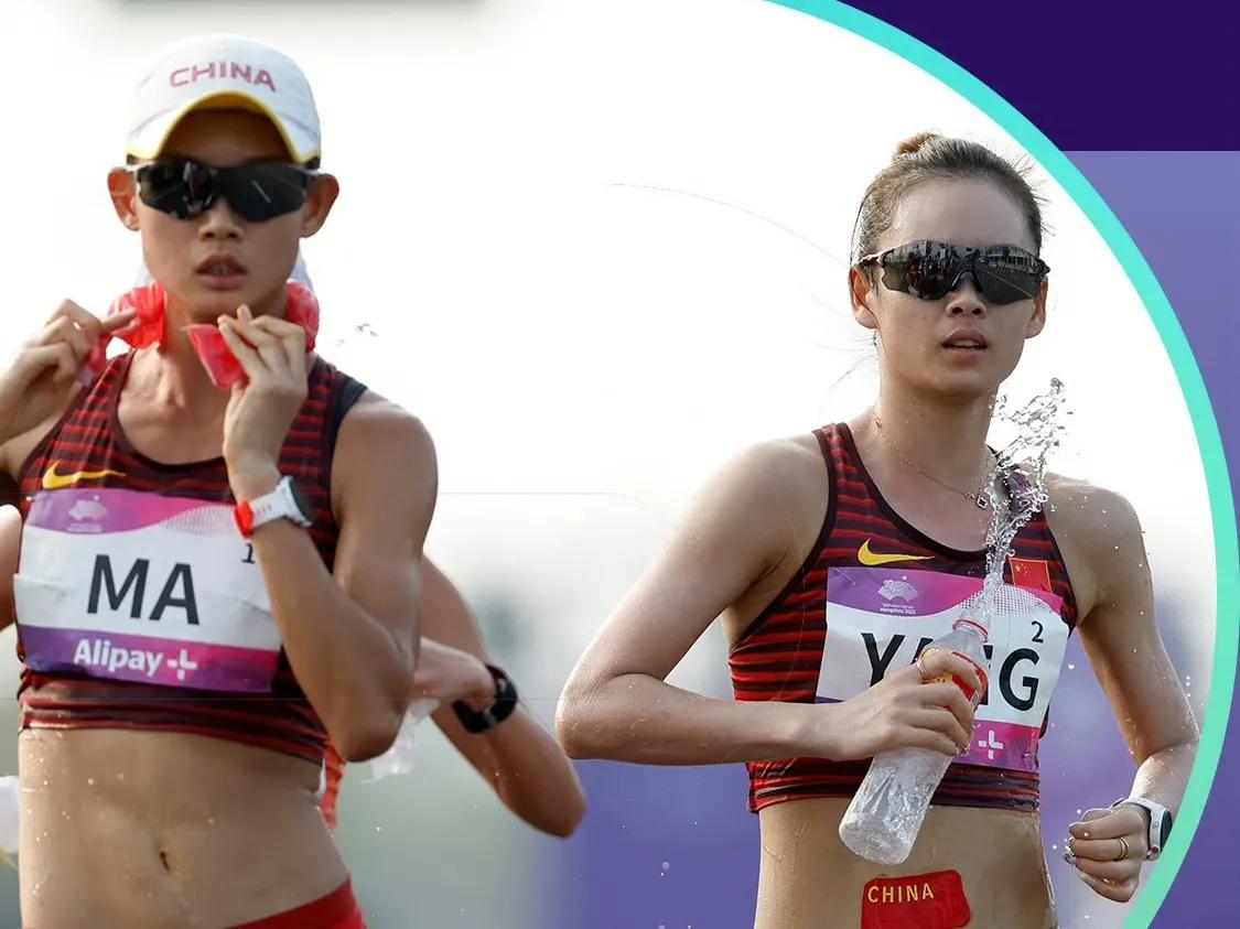 一骑绝尘！杨家玉为中国田径队收获第一金！

巴黎奥运女子20公里竞，三位中国选手