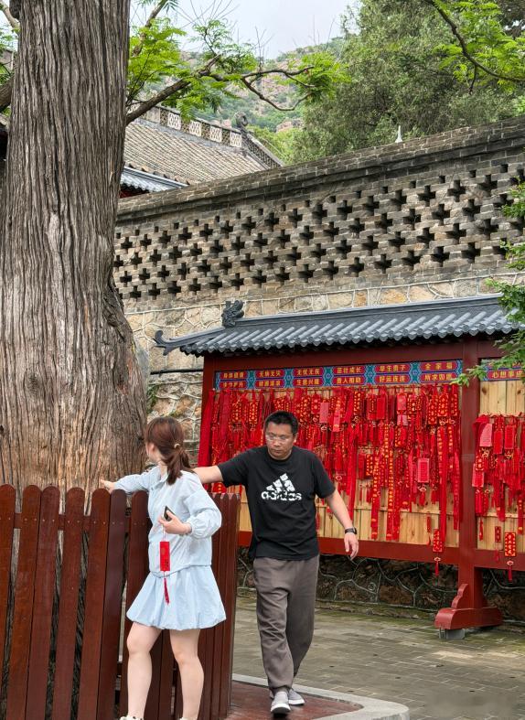 我宣布，六月六的大孤山就是“愿望一站式办理大厅”。想要健康，去绕千年银杏；想要家