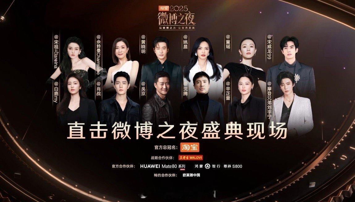 微博之夜盛典预约封面 