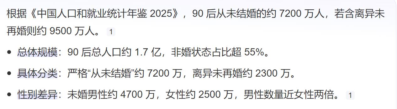 看这个数据，房地产的确潜力还有待挖掘，中国的准丈母娘还很多。
90后最大的36了