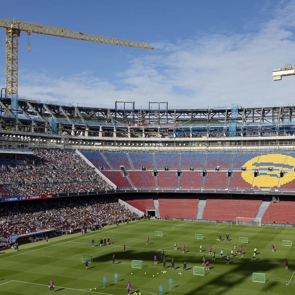 每体：巴塞罗那对Spotify诺坎普球场的乐观计划——1月25日回归，届时将有6