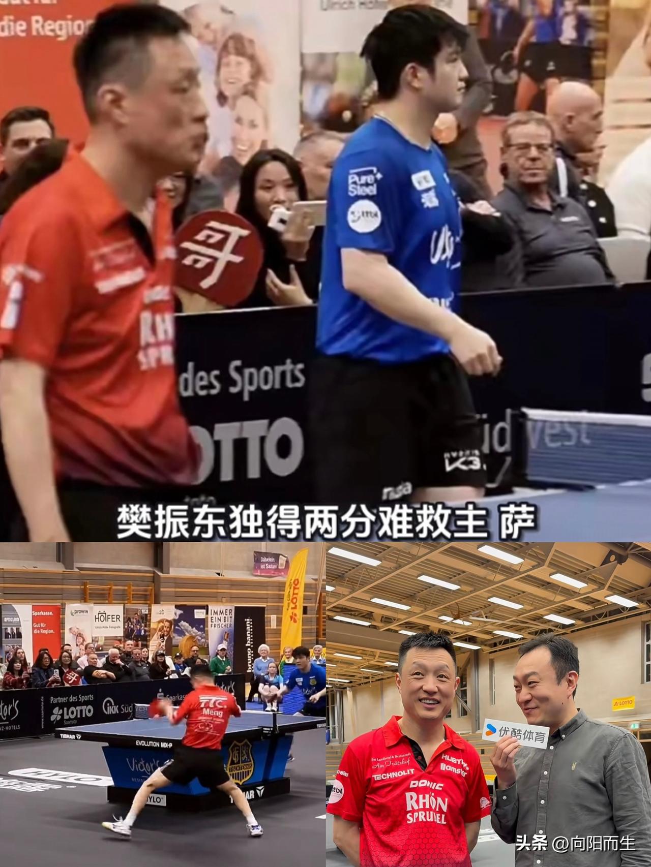 德国富尔达俱乐部的主教练孟庆宇，
这回绝对是夹带私货了！

居然自己亲自提着拍子