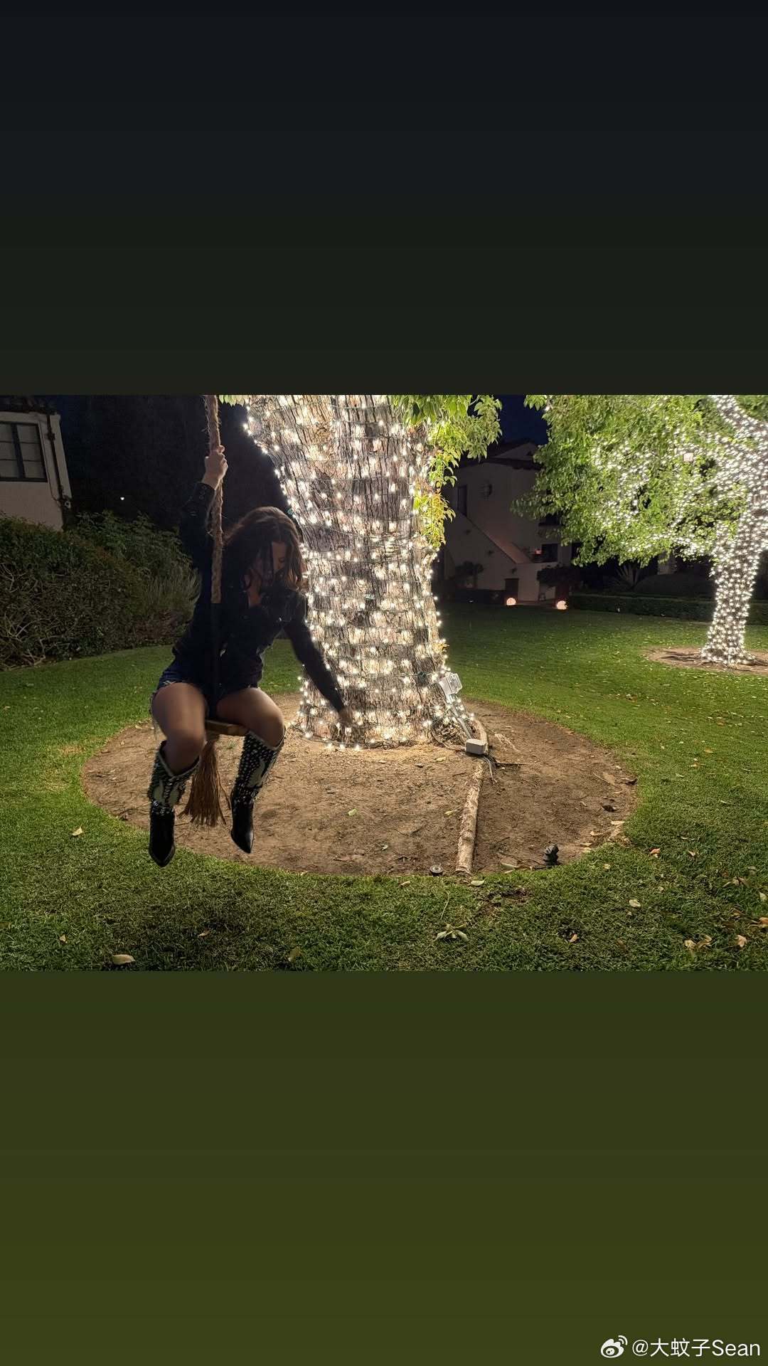 selena gomez赛琳娜戈麦斯为老公Benny blanco举办生日主题派