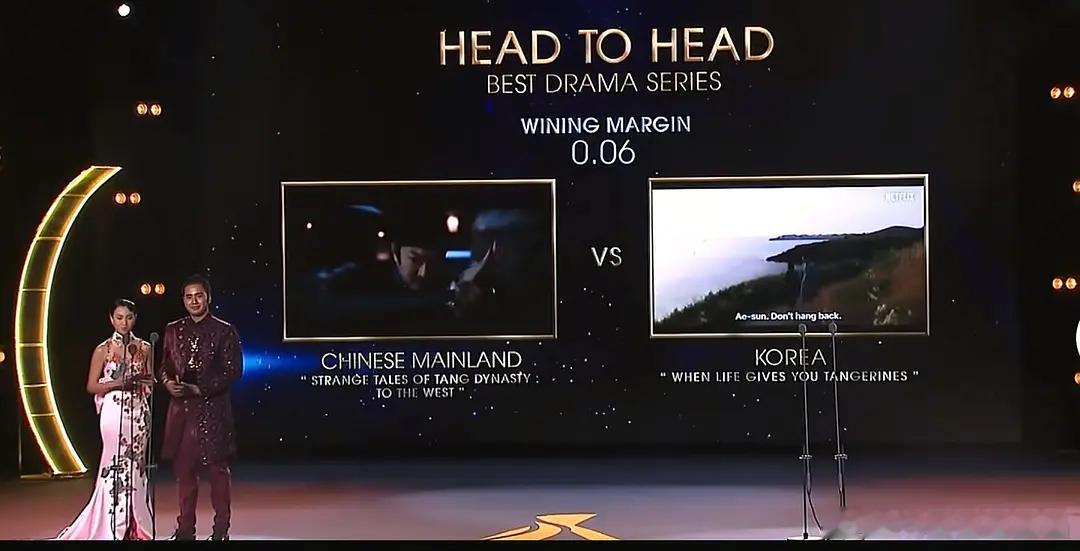 恭喜唐诡西行打败韩剧苦尽柑来遇见你，获得亚洲最佳剧集大奖！ 