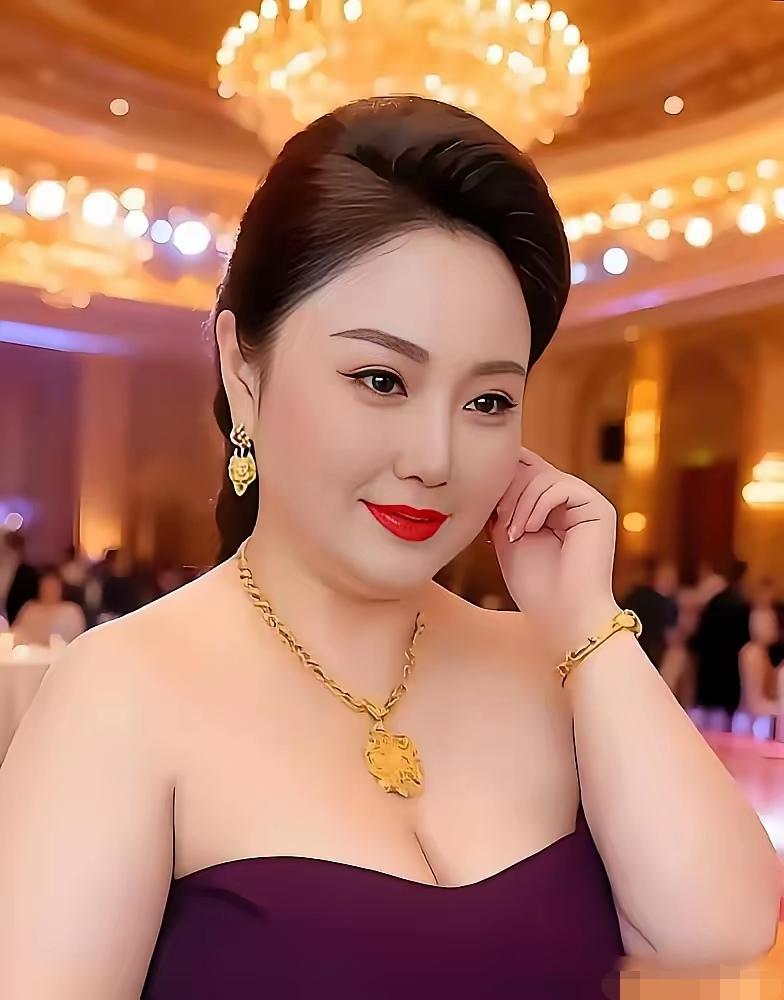 高贵有气质，富态养眼，贵气感的女神，真是人间尤物。高端大气上档次[赞]