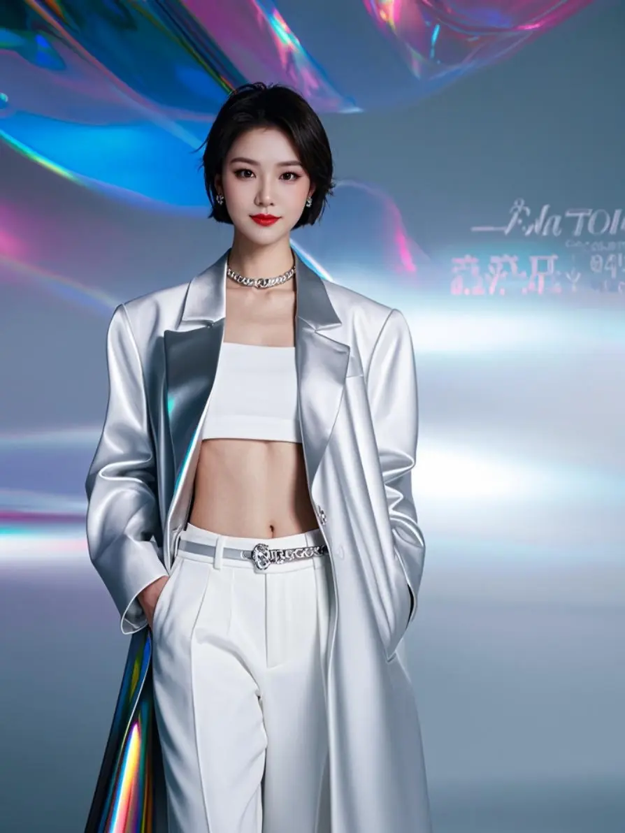 AI时尚银风俊影 打开美好生活 万能的