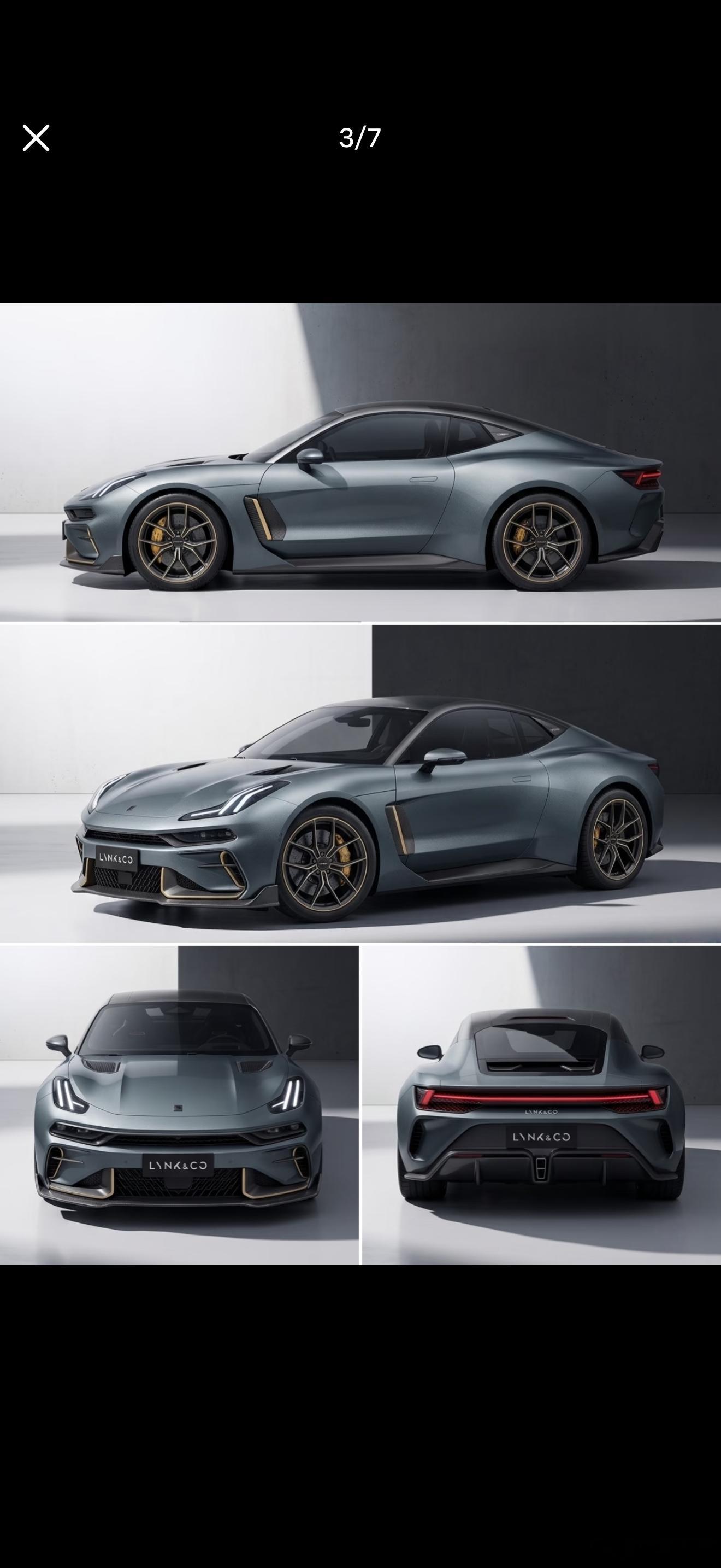 看到“无伪装”的领克 GT 跑车，给大家分享一下图片来源