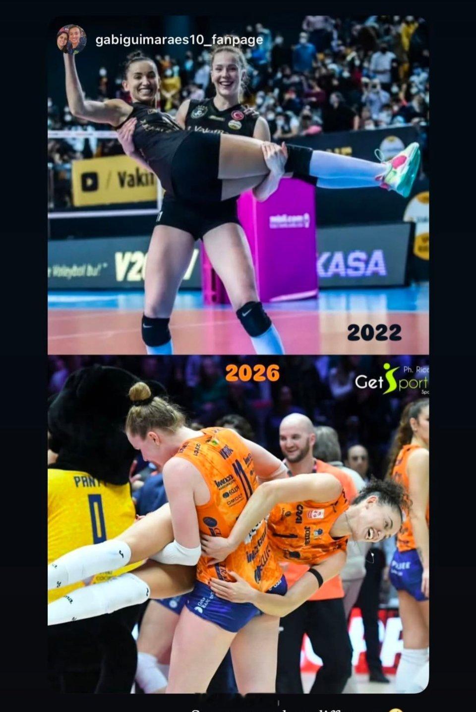 女排 哈克&加比:2022🆚2025