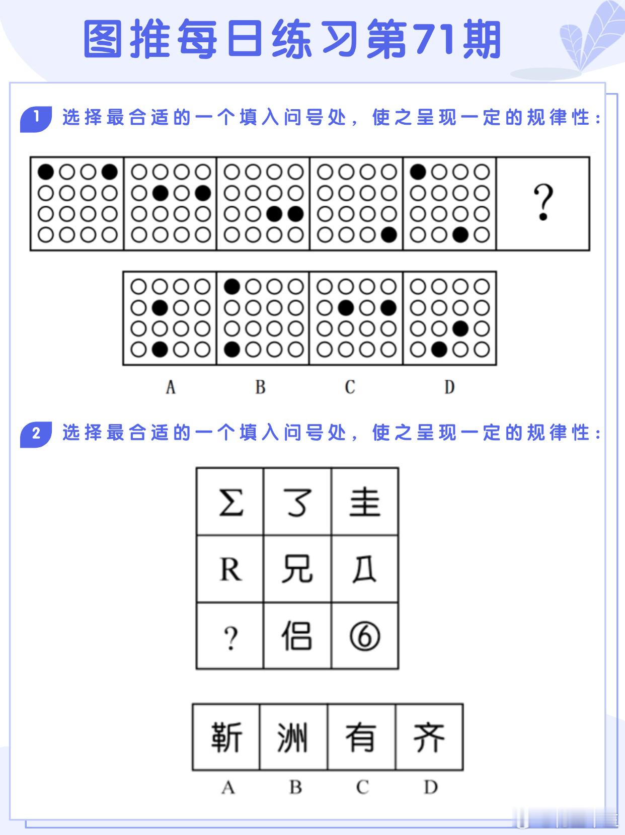 图推类比每日练习第71期图推难度：☆☆☆类比难度：☆☆☆决战公考省考事业单位 ​