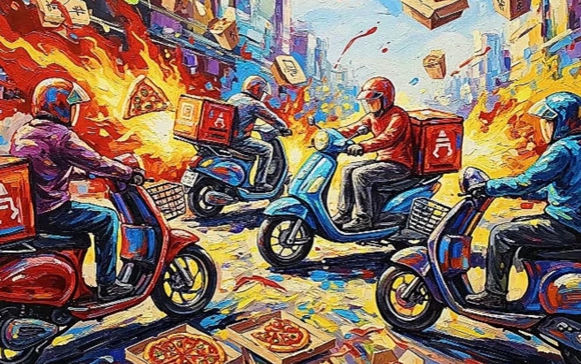 外卖平台集体发声市场监管总局对外卖行业恶性补贴的约谈，挺及时的。过去几年，外卖平