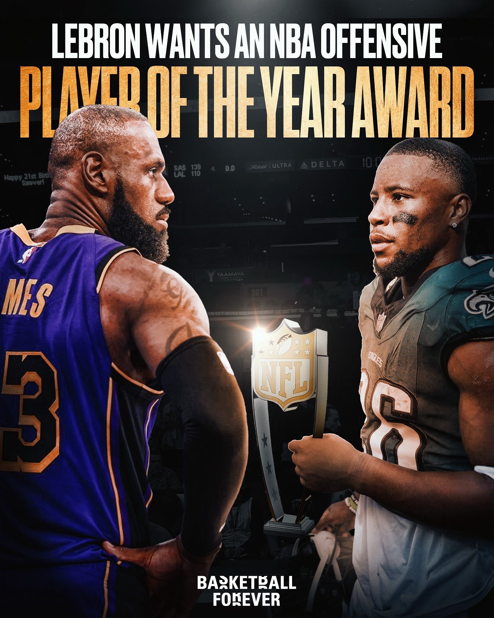 詹姆斯希望NBA设立一个最佳进攻球员的奖项，就像NFL一样。 ​​​