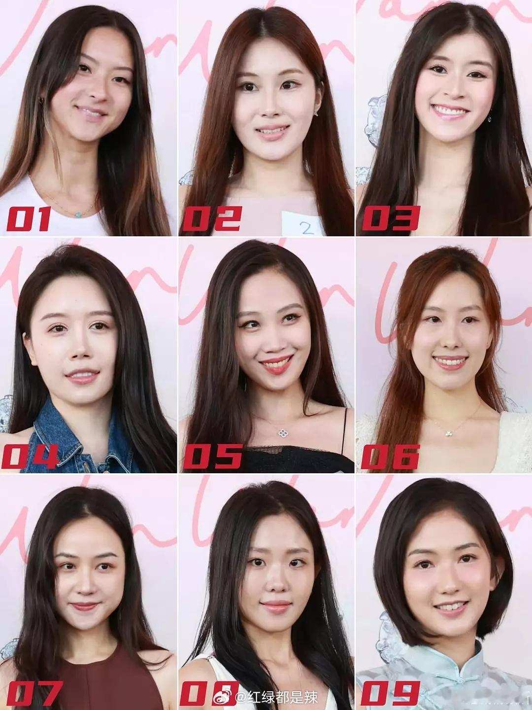 2025港姐候选人一览 ​​​