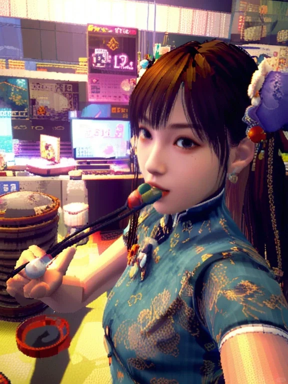今天人设是游戏里那个看起来很能吃的npc
