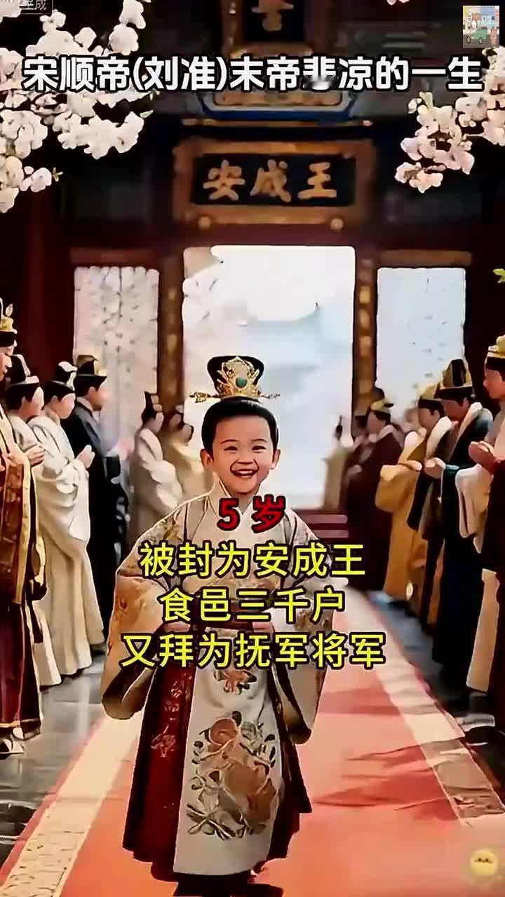 刘准：南朝宋末代皇帝的荒诞落幕

在历史的长河中，南朝宋的末代皇帝刘准就像一颗转