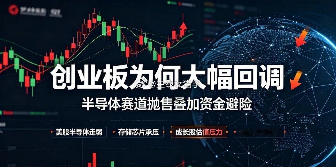 创业板大跌7%完整梳理一、直接导火索（点火因素）隔夜全球半导体、AI算力赛道遭遇