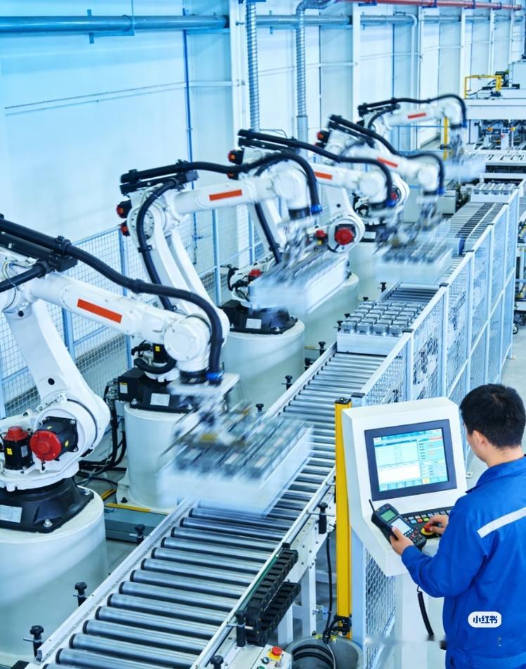 全球首个具身智能工业产线规模落地以前机器人就是按程序死干活，现在这个是真有“脑子