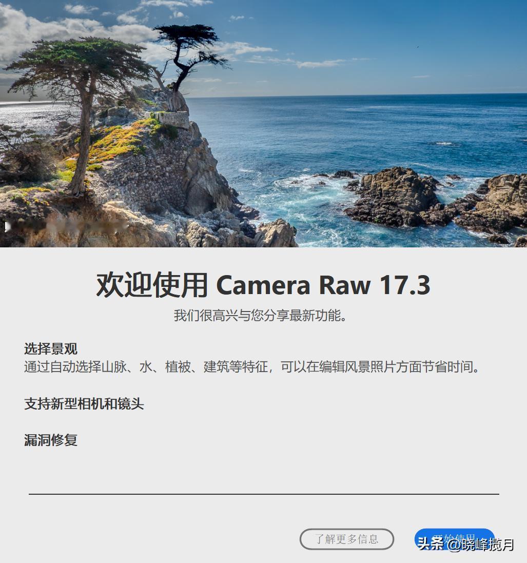 Adobe Camera Raw17.3已更新，ACC自行更新。