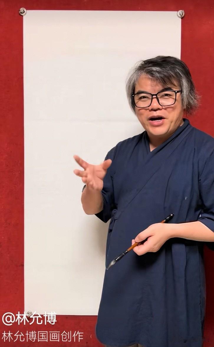 林老师是中国禅意书画研究院院长，前半生把“跳出凡尘”的人设裱得比宣纸还白，笔下的
