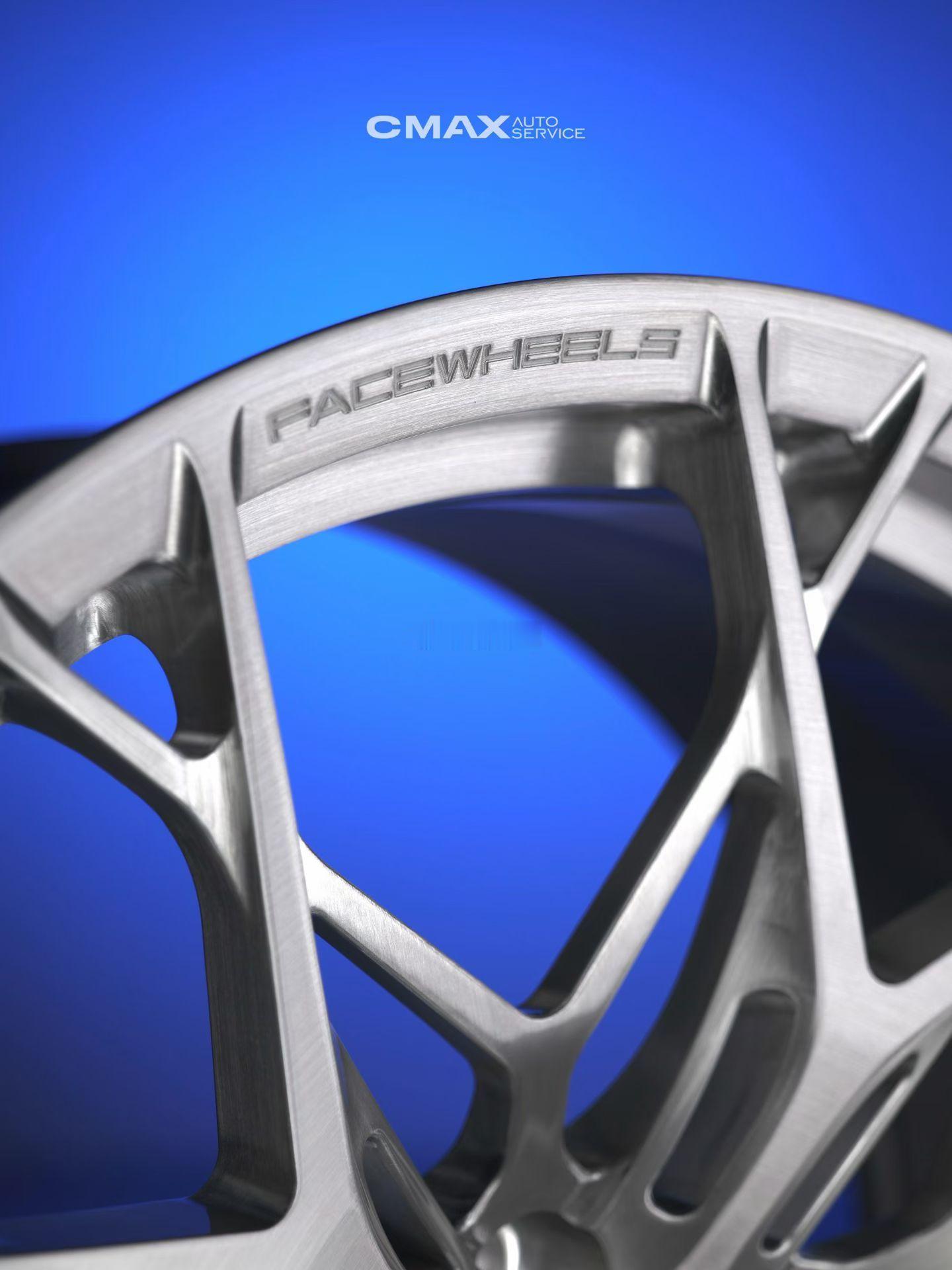 Facewheels FW1024  亮光拉丝银 