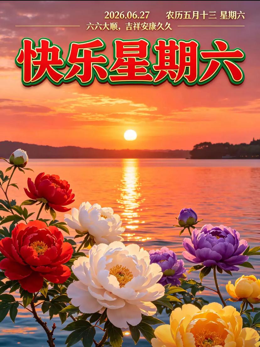 🌺2026./6.27晴夏送爽.顺遂如常🌺

🌿💐周六早上好！仲夏之景，