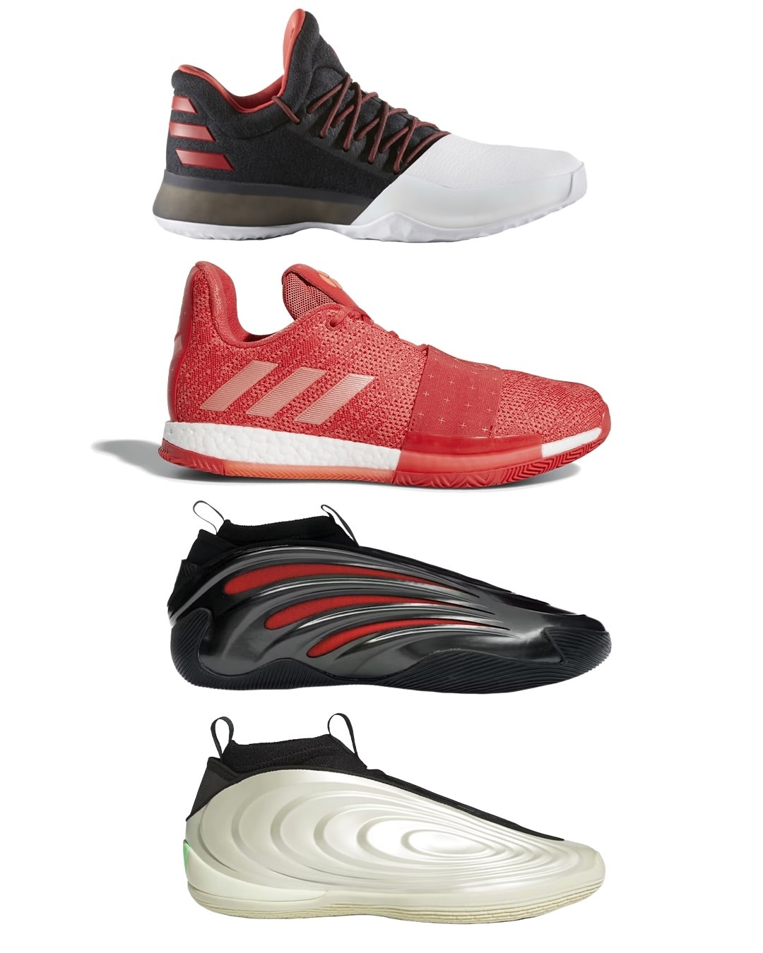哈登的球鞋“总统山”！哈登个人最满意的签名鞋——1、3、9、10，和你心中的排名