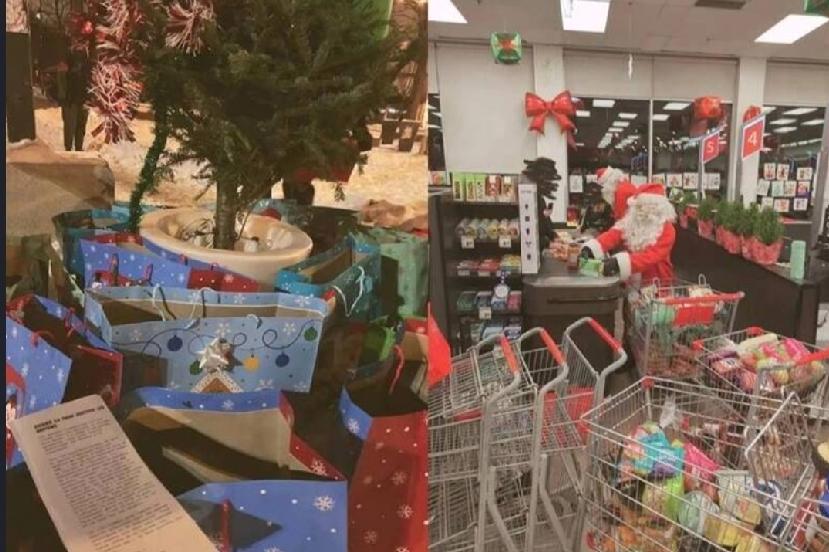 近日，加拿大蒙特利爾一间连锁超市遭一群扮成圣诞老人的蒙面人闯入洗劫。他们公然推着