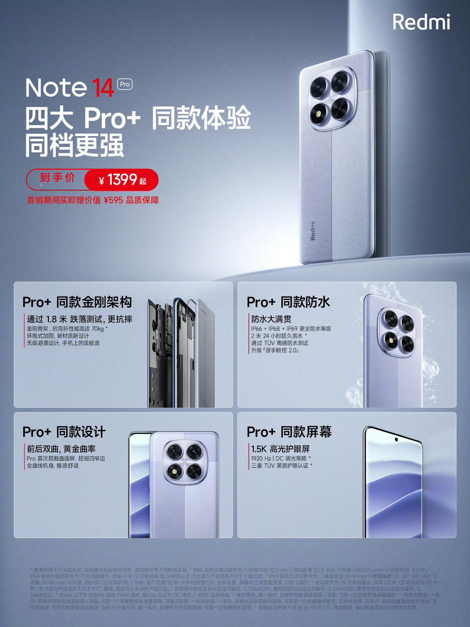 [笑哈哈]搞错了重新来，Redmi Note 14 Pro 的含金量还在上升 