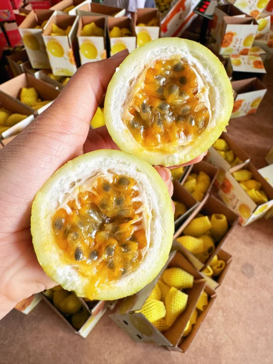 老顾客都说现在的百香果是最甜的时候！