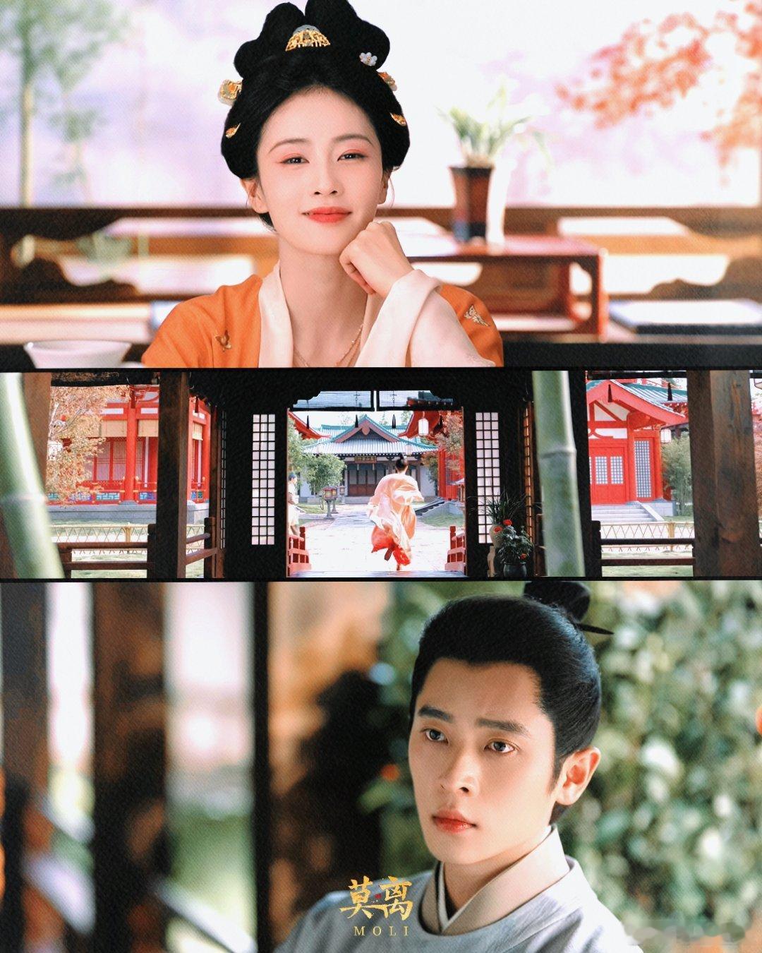 白鹿莫离站位 回看才懂站位暗藏权谋，慢摇镜头张力拉满。叶璃打戏巧思满满，壁画诠释