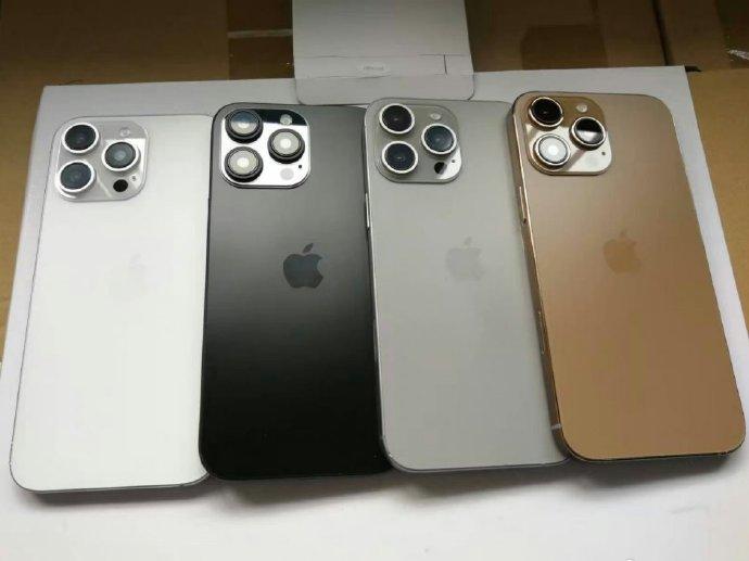 iPhone 16 Pro Max的新配色，或是下图右一的古铜色。

感觉这个配