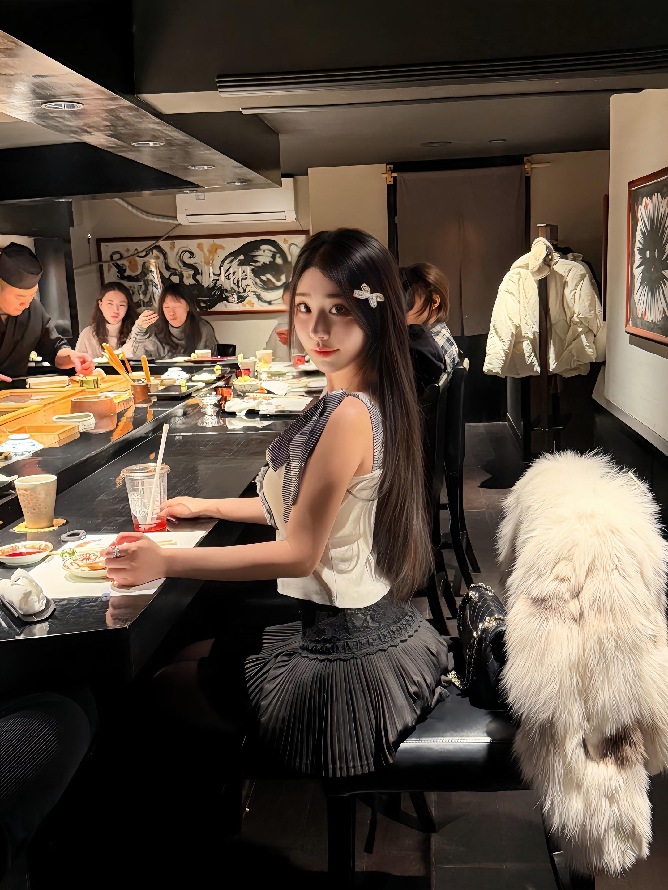 想不出文案想约你吃寿司🥢